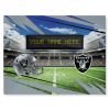 [Personalization Only] Official NFL Raiders - 62" x 84" Personalized Washable Rug