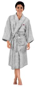 OFFICIAL NFL Women's Sherpa Bath Robe - CHIEFS (GREY)