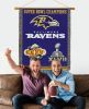 NFL 051 Ravens Commemorative Series 2x Champs Tapestry