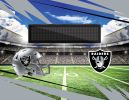 [Personalization Only] Official NFL Raiders - 62" x 84" Personalized Washable Rug