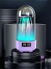 Lamp with Bluetooth White Noise Sound, Jellyfish Aquarium Bubble lamp for Relaxing Decorating Gift Lamps for Adults and Kids, purple