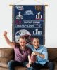 NFL 051 Patriots Commemorative Series 6x Champs Tapestry