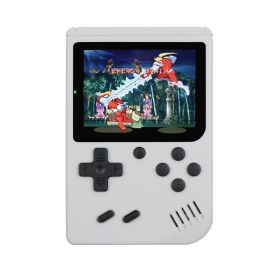 Retro Portable Mini Handheld Video Game Console 8-Bit 3.0 Inch Color LCD Kids Color Game Player Built-in 400 games (Color: White, Ships From: China)